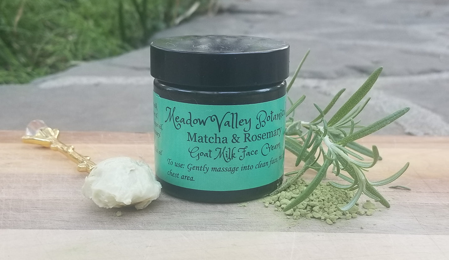 Matcha Rosemary Goat Milk Face Cream