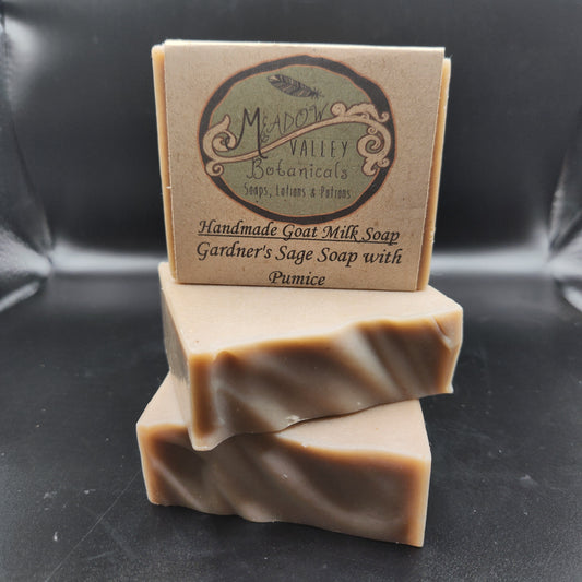 Gardener's Sage Soap with Pumice