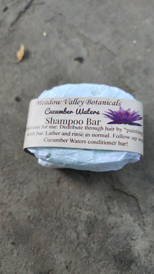 Cucumber Waters Shampoo Bar