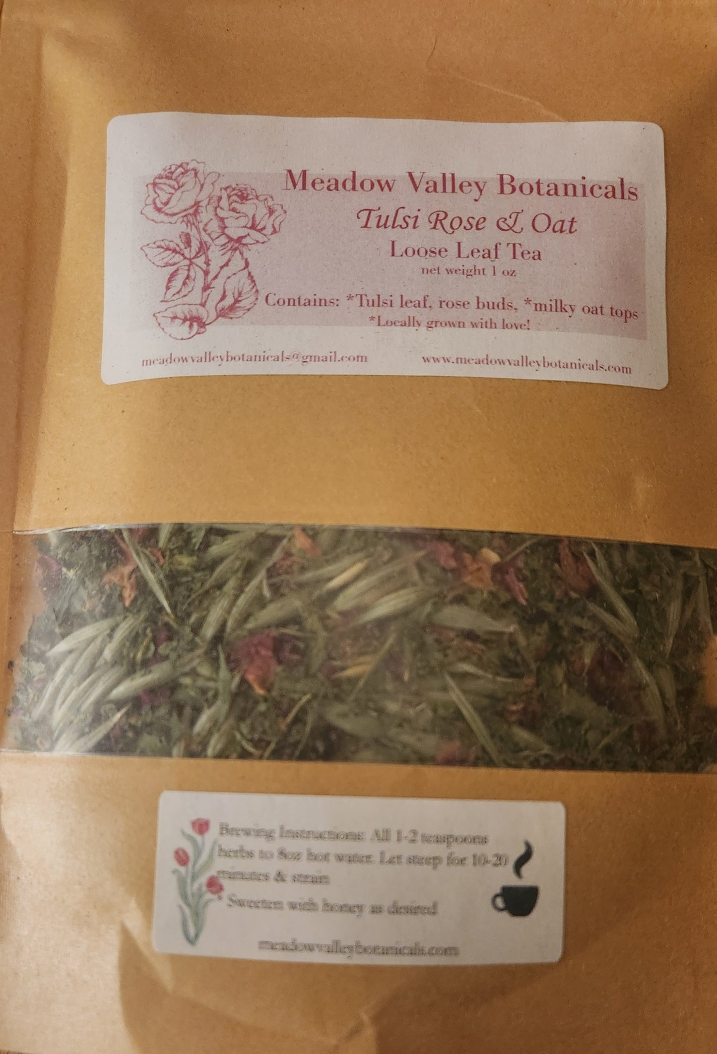 Tulsi Rose & Oat Herbal Tea