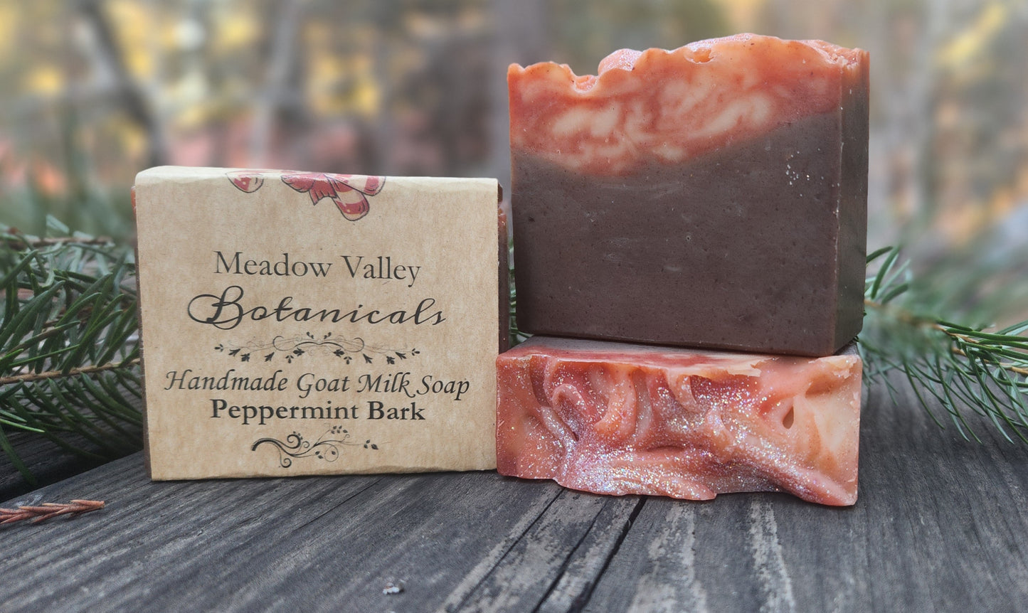 Peppermint Bark Goat Milk Soap