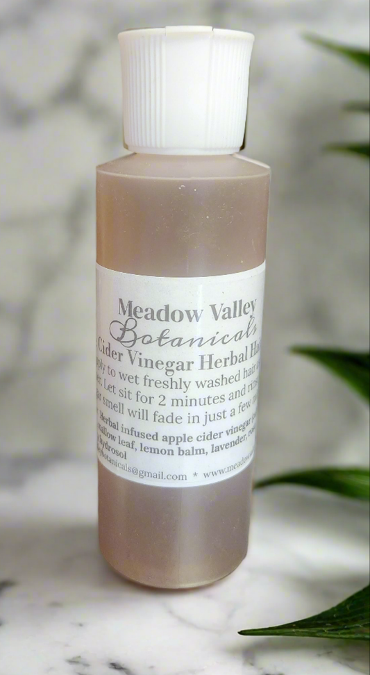Apple Cider Vinegar Herbal Hair Rinse