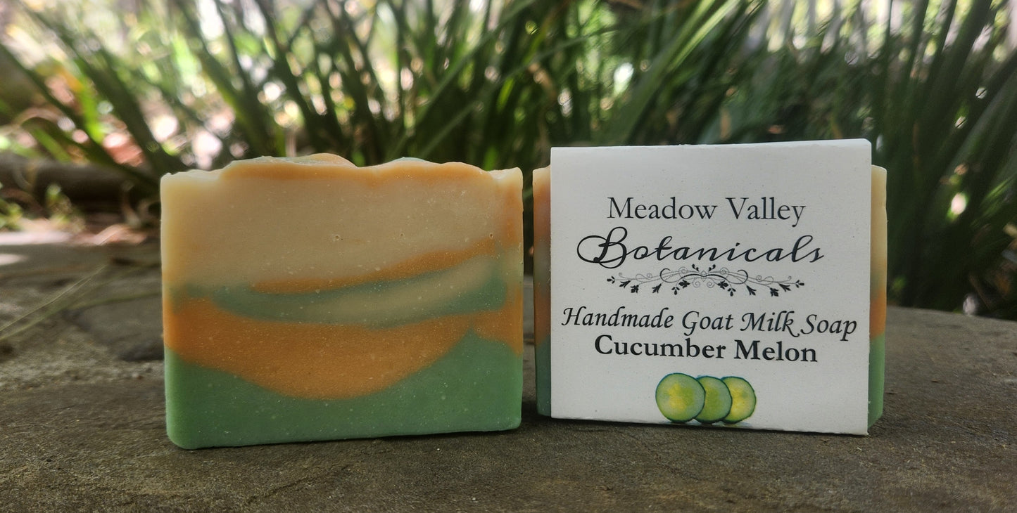 Cucumber Melon Goat Milk Soap