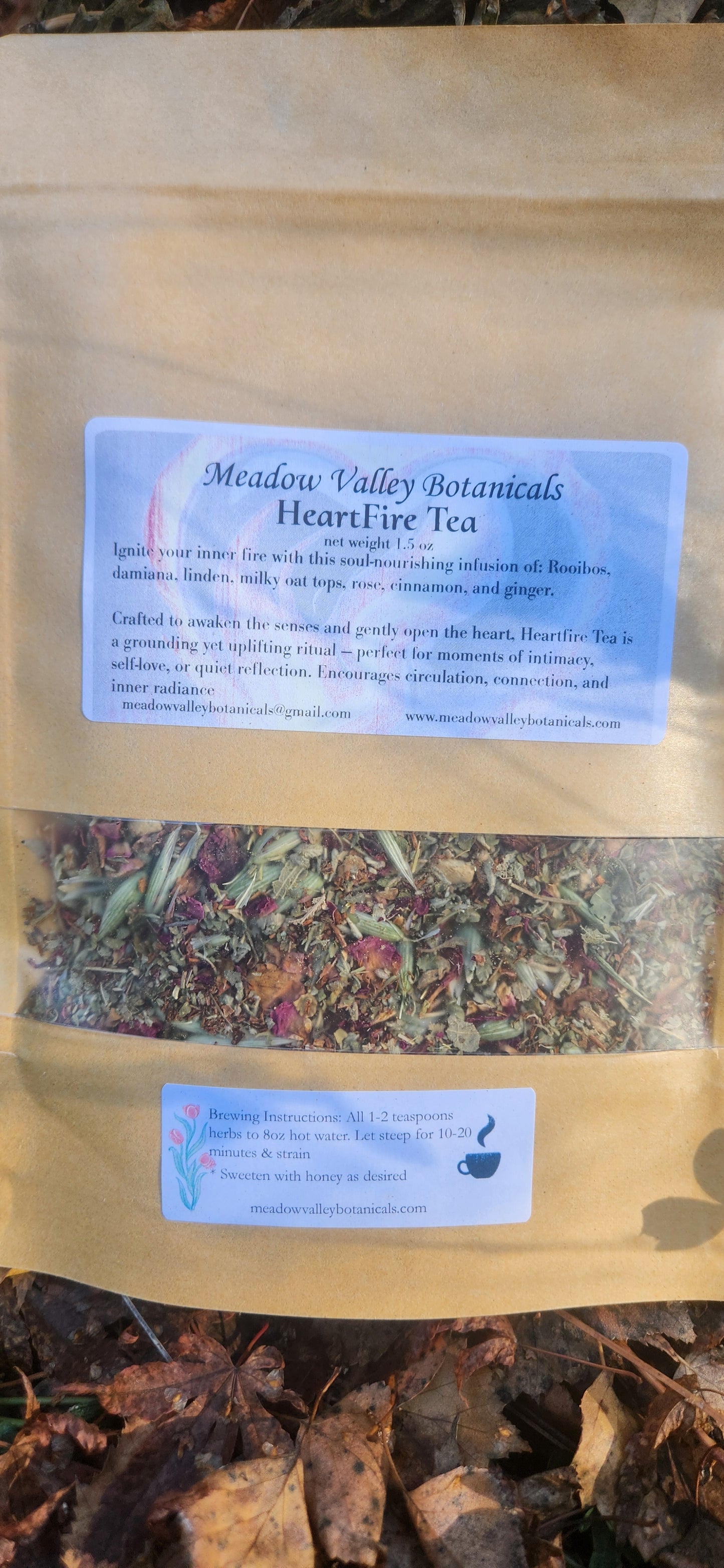 HeartFire loose leaf herbal tea