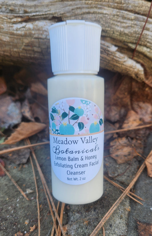 Lemon Balm & Honey Exfoliating Cream Facial Cleanser